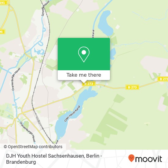 DJH Youth Hostel Sachsenhausen map