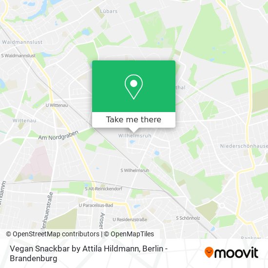 Vegan Snackbar by Attila Hildmann map