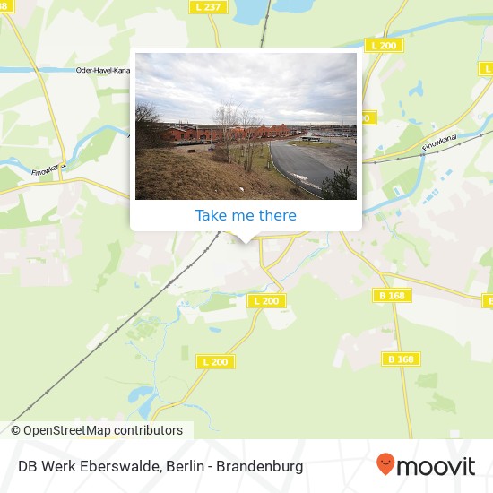 Карта DB Werk Eberswalde