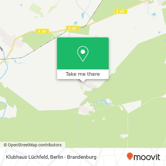 Klubhaus Lüchfeld map