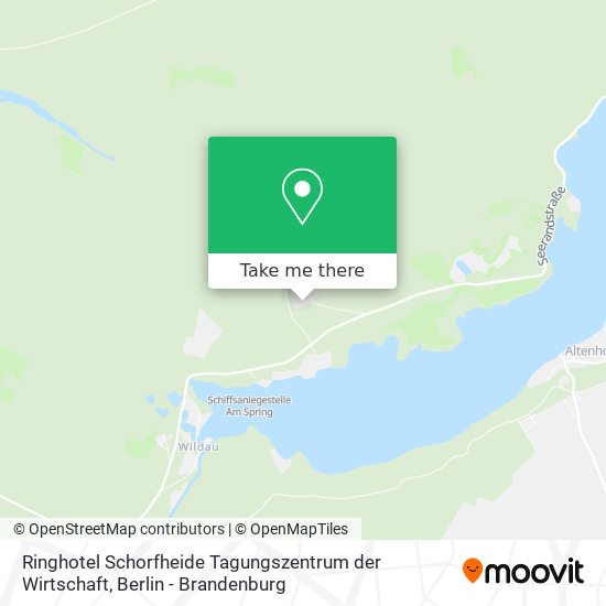 Карта Ringhotel Schorfheide Tagungszentrum der Wirtschaft