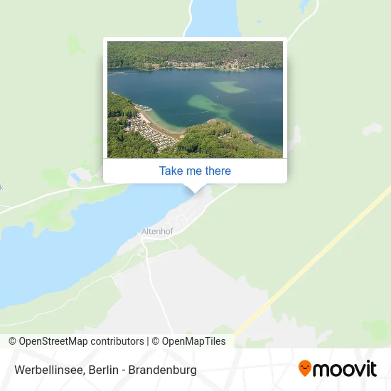 Карта Werbellinsee