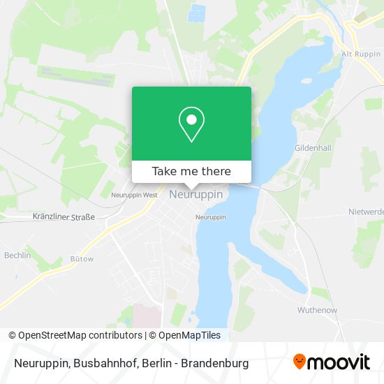 Neuruppin, Busbahnhof map