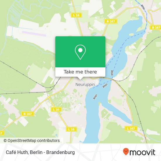 Café Huth map