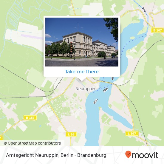 Карта Amtsgericht Neuruppin