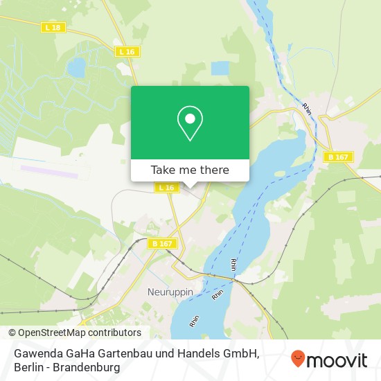 Карта Gawenda GaHa Gartenbau und Handels GmbH