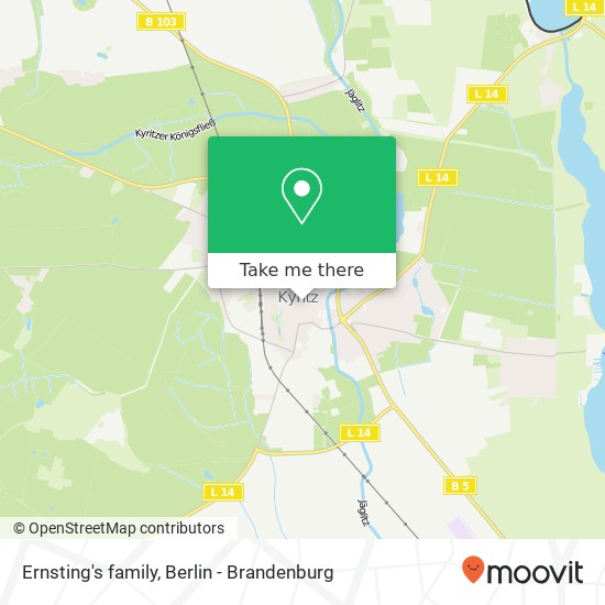 Ernsting's family map