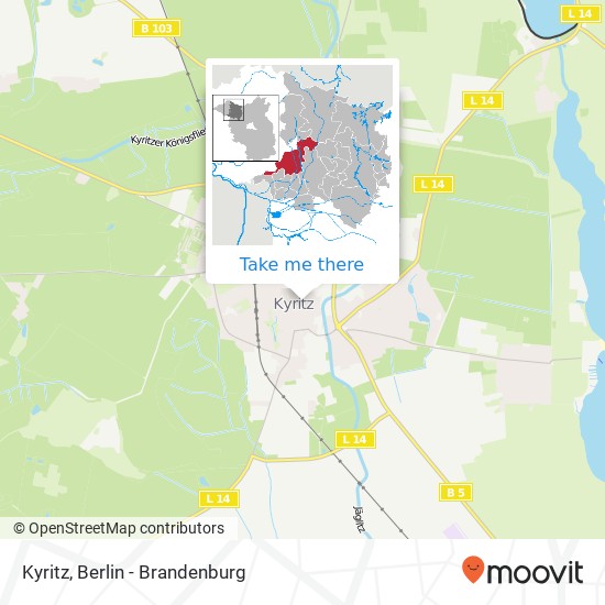 Kyritz map