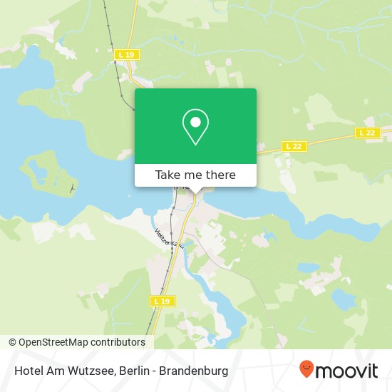 Hotel Am Wutzsee map