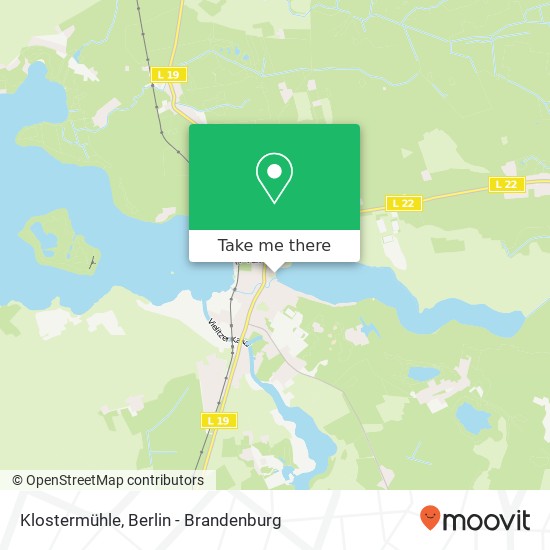 Klostermühle map