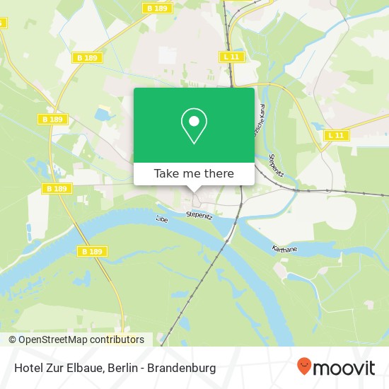 Hotel Zur Elbaue map