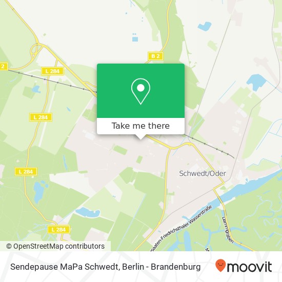 Sendepause MaPa Schwedt map