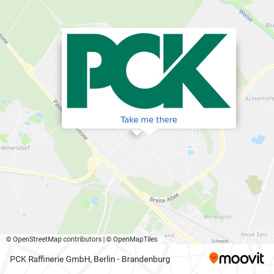 PCK Raffinerie GmbH map