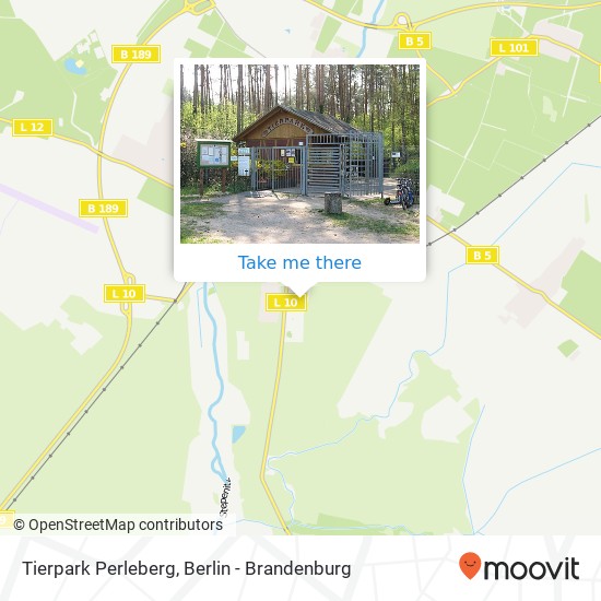 Tierpark Perleberg map