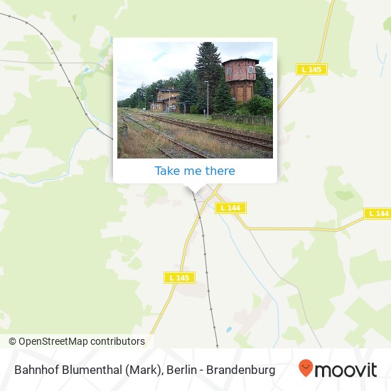 Bahnhof Blumenthal (Mark) map