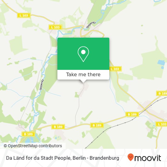 Da Länd for da Stadt People map