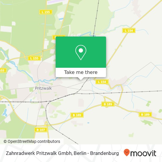 Zahnradwerk Pritzwalk Gmbh map