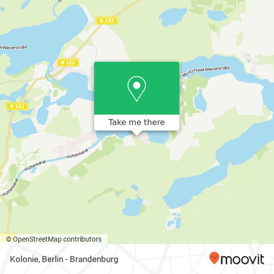 Kolonie map