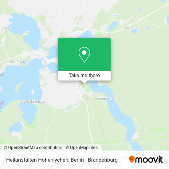 Карта Heilanstalten Hohenlychen