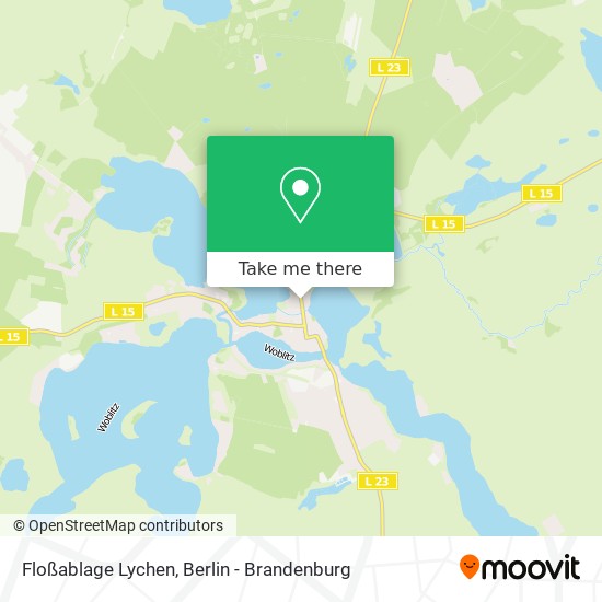 Floßablage Lychen map