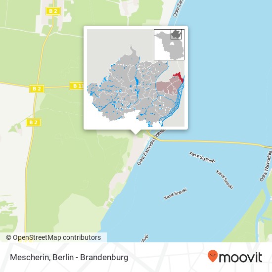 Карта Mescherin