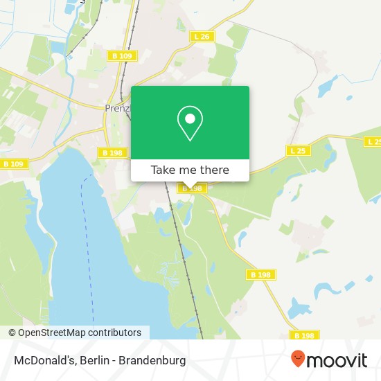 McDonald's map