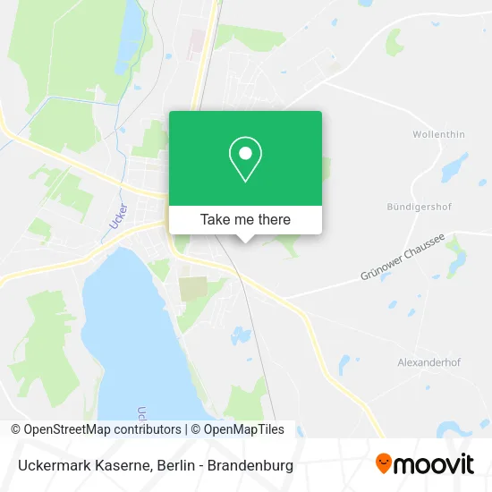 Uckermark Kaserne map