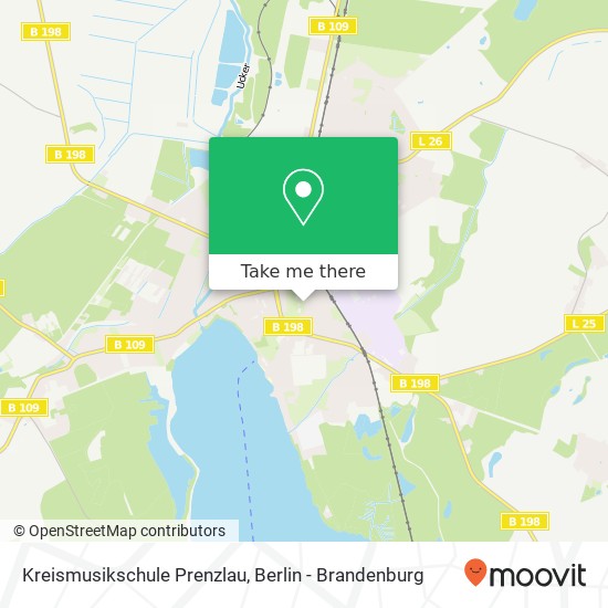 Kreismusikschule Prenzlau map