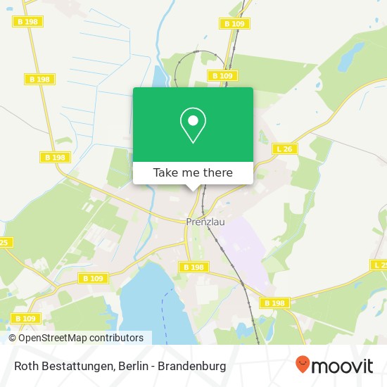 Карта Roth Bestattungen