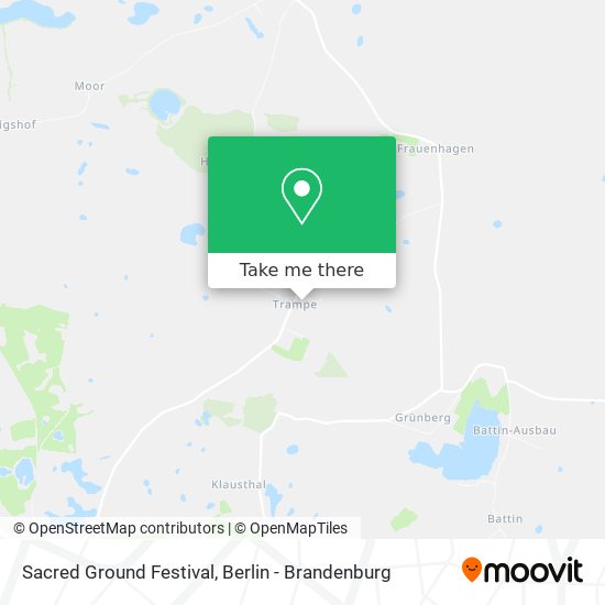 Sacred Ground Festival map