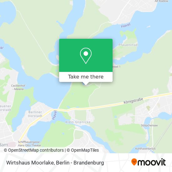 Wirtshaus Moorlake map