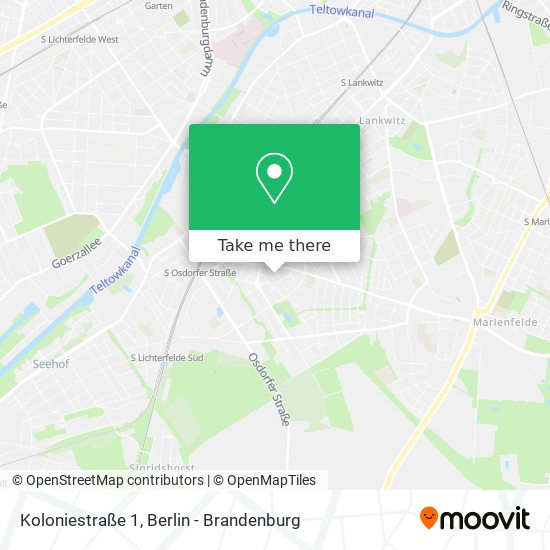 Koloniestraße 1 map