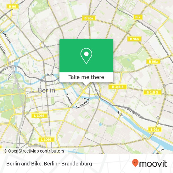 Berlin and Bike map