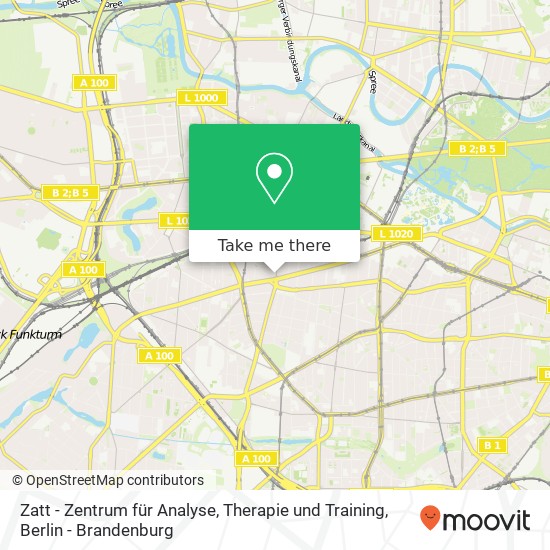 Zatt - Zentrum für Analyse, Therapie und Training, Kurfürstendamm 61 map