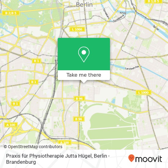 Praxis für Physiotherapie Jutta Hügel, Bergmannstraße 106 map