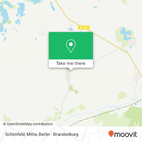 Schönfeld, Mitte map