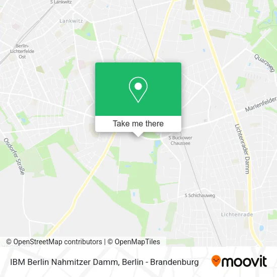 Карта IBM Berlin Nahmitzer Damm