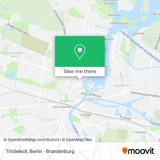Trödeleck map