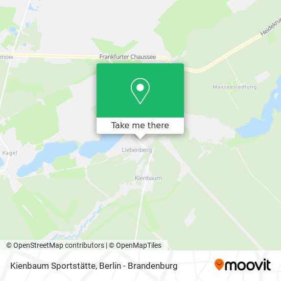 Kienbaum Sportstätte map