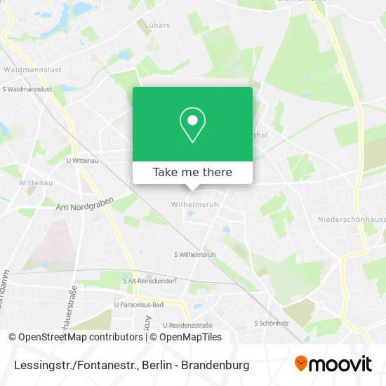 Карта Lessingstr./Fontanestr.