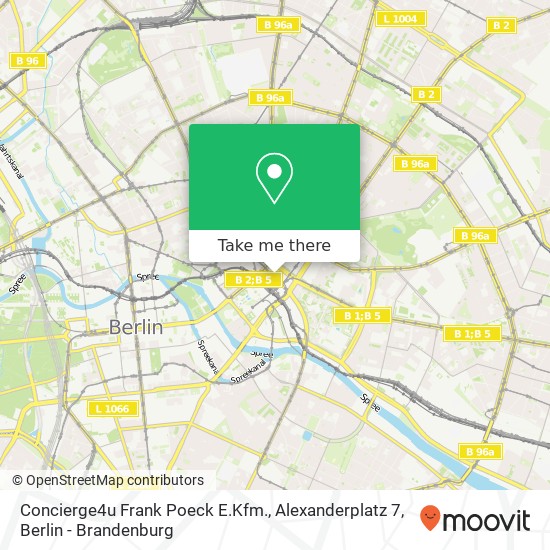 Concierge4u Frank Poeck E.Kfm., Alexanderplatz 7 map