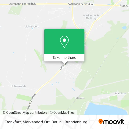 Frankfurt, Markendorf Ort map