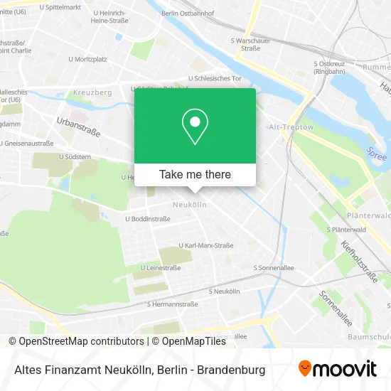 Карта Altes Finanzamt Neukölln