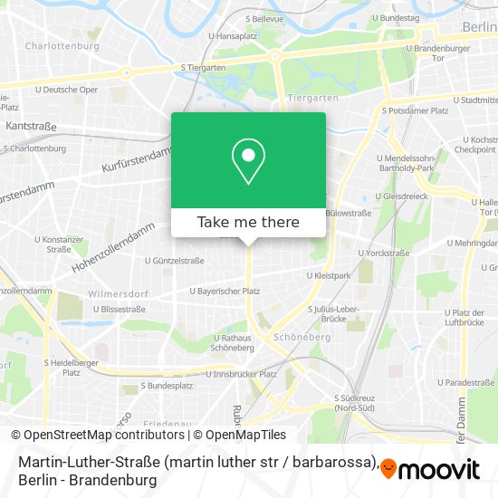 Карта Martin-Luther-Straße (martin luther str / barbarossa)