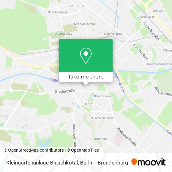 Карта Kleingartenanlage Blaschkotal