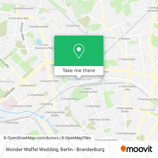 Wonder Waffel Wedding map