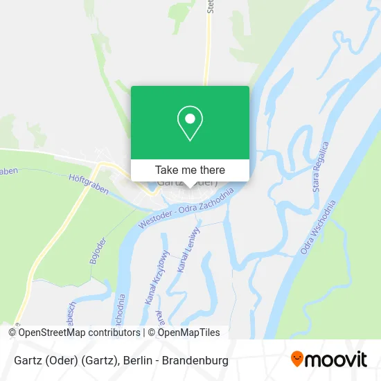 Карта Gartz (Oder) (Gartz)