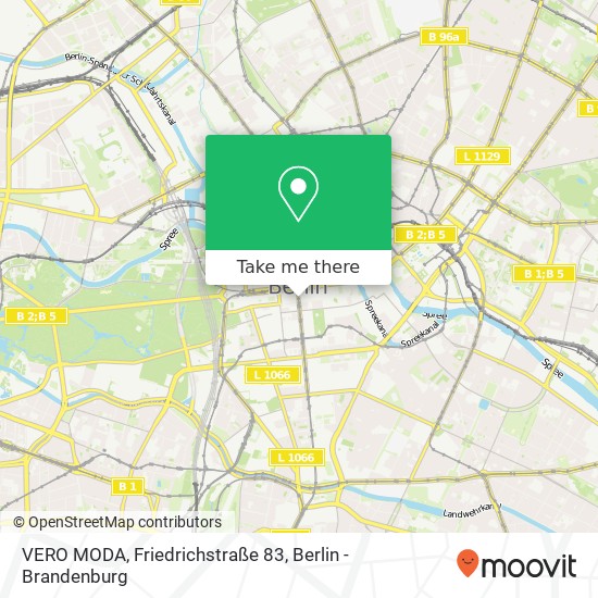 VERO MODA, Friedrichstraße 83 map