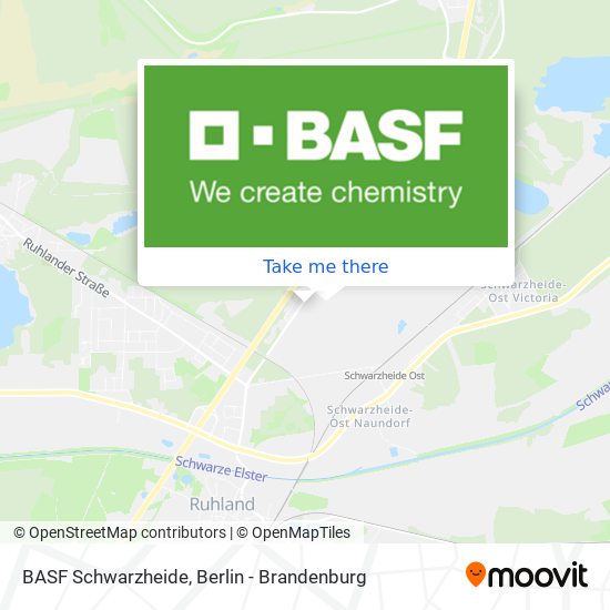 BASF Schwarzheide map