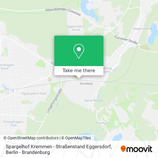 Spargelhof Kremmen - Straßenstand Eggersdorf map